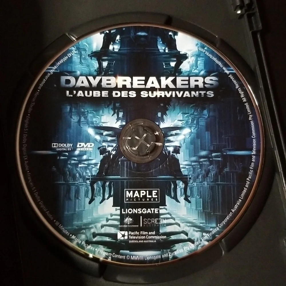 4/$20 DayBreakers DVD - Picture 3 of 3